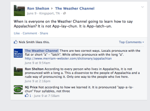 Ron vs Weather Channel